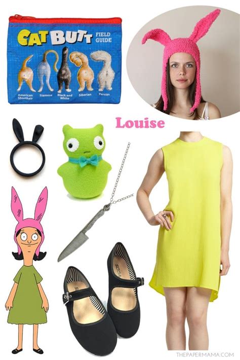 Louise Belcher Halloween Costume Bob's Burgers - The Paper Mama | Bobs ...