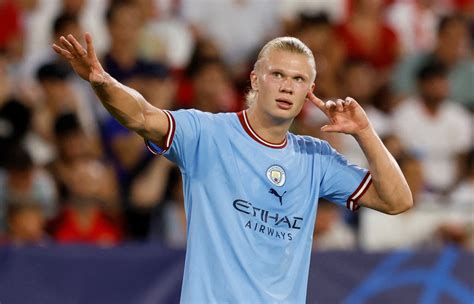 Guardiola says praising Haaland becoming 'routine' | Reuters