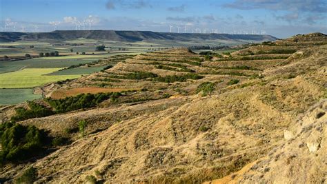 Cross On The Viewpoint In "meseta", A Long Stretch Of Plateau. Camino De Santiago. Spain, Europe ...