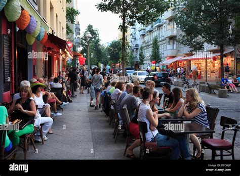 Berlin, Germany, Street restaurants in Berlin -Kreuzberg Stock Photo ...