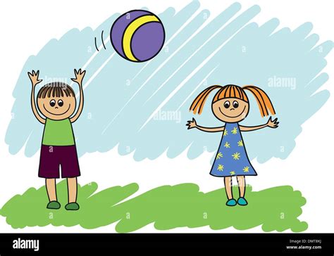 Top 104+ imagen dibujos faciles de niños jugando - Viaterra.mx