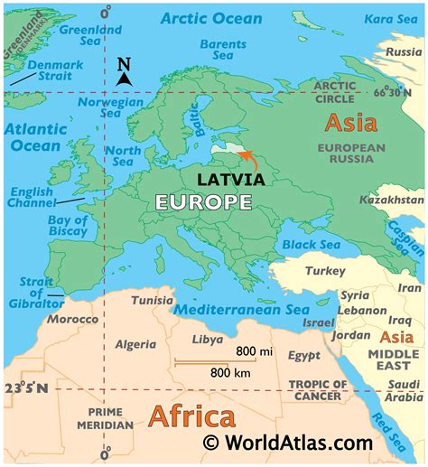 Latvia Maps & Facts - World Atlas