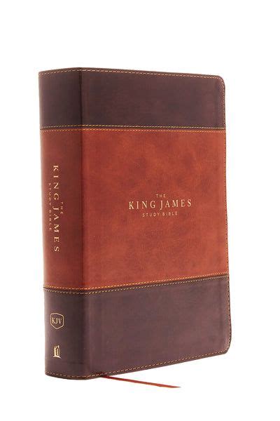 KJV, The King James Study Bible, Red Letter, Full-Color Edition: KJV Holy Bible | Bible study ...