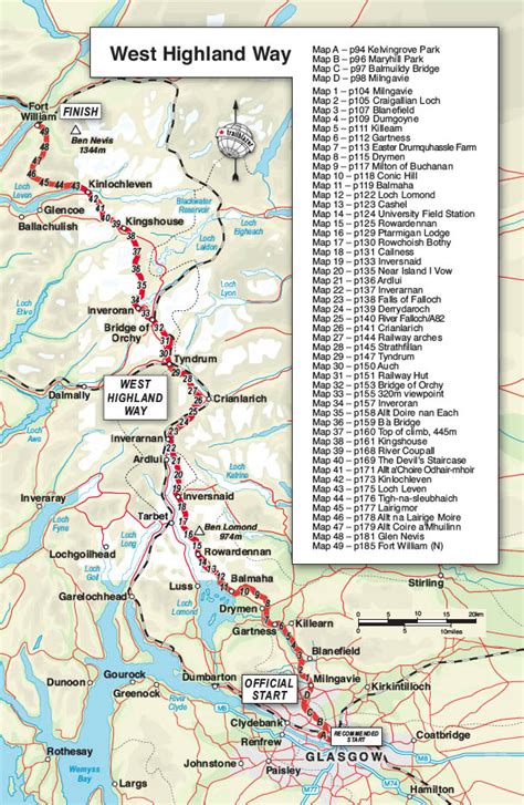 Trailblazer Guide Books – West Highland Way: Milngavie to Fort William