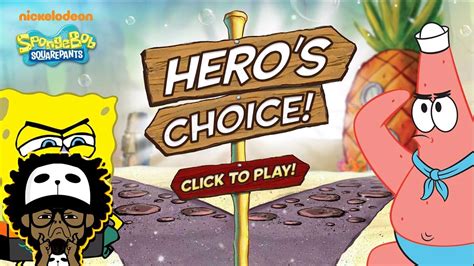 Nick Games | Spongebob Squarepants | Hero's Choice - YouTube