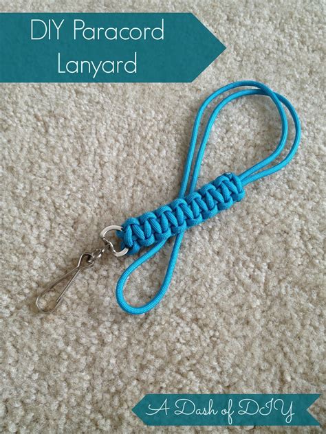 A Dash of DIY: Paracord Lanyard