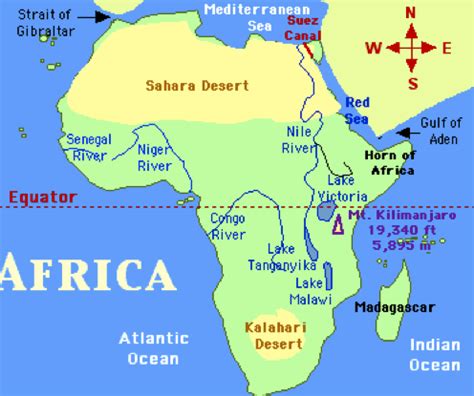 map of africa showing sahara desert | Sahara desert, Africa map, Sahara