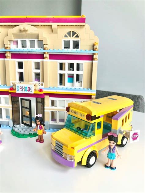 Genuine lego friends heartlake performance school with school bus 41134 ...