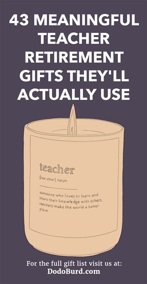 43 Meaningful Teacher Retirement Gifts They'll Actually Use (And Love ...