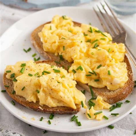 Scrambled Eggs on Toast