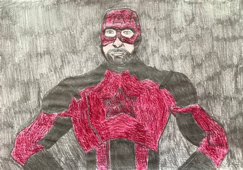 Daredevil in Painted Over Cap Suit by tb86 on DeviantArt