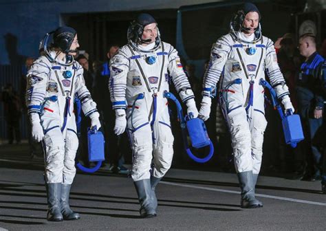 NASA astronauts head to International Space Station on Pi Day, taking off at 3:14 p.m., of ...