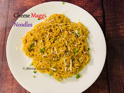 Cheese Garlic Maggi Noodles Recipe | Cheesy Maggi Recipe | Startup Cooking