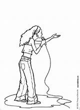 Singing Coloring Pages  Coloring Home sketch template