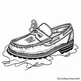 Loafers Coloring Pages sketch template