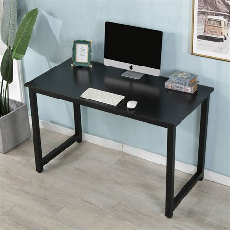 Clearance!Laptop Desks for Small Spaces, 47" Modern Wooden Computer ...