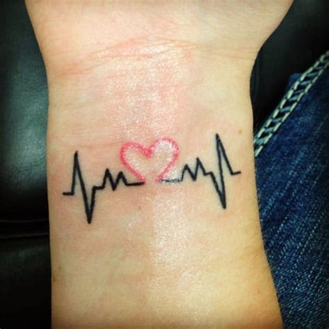 Heart Tattoo On Wrist