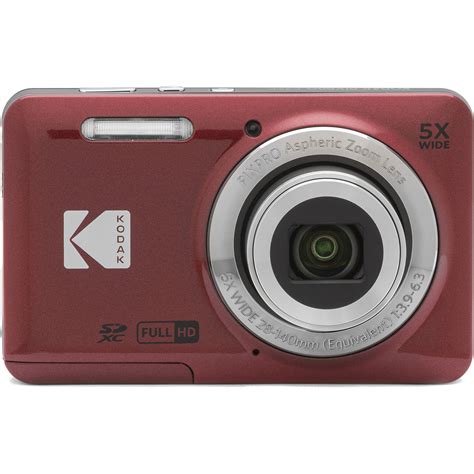 Kodak PIXPRO FZ55 Digital Camera (Red) FZ55RD B&H Photo Video