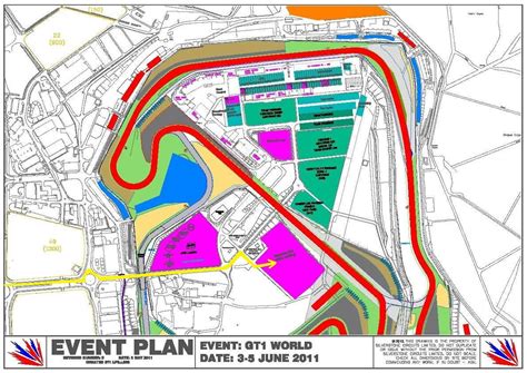 Silverstone Circuit Parking Map