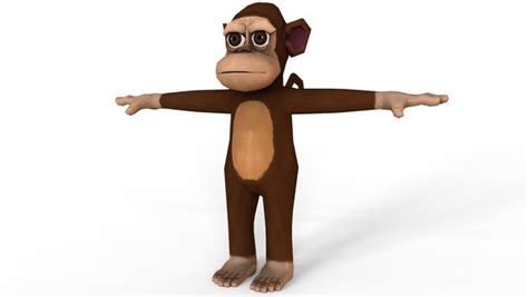 3D monkey games model - TurboSquid 1457691