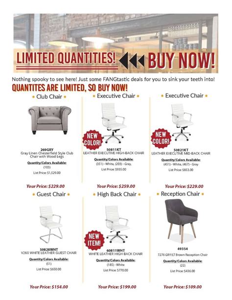 Inventory Blowout Sale: Brand New Furniture For DMV Businesses