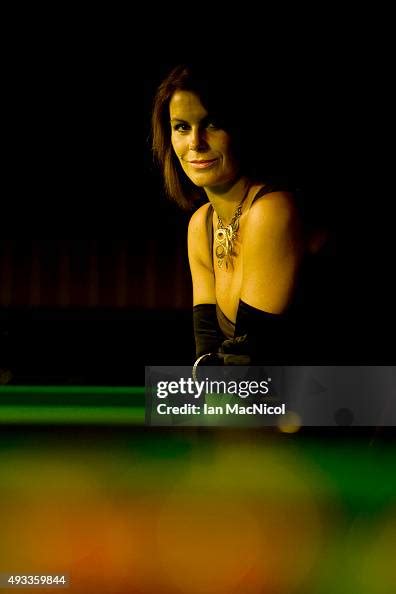 Snooker referee Michaela Tabb posses for photographs at her local ...