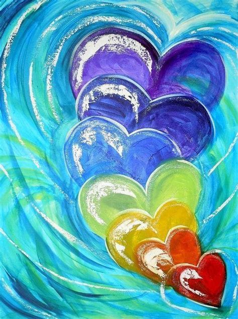 Love heart art projects for valentines day valentines ideas | Heart art projects, Heart painting ...