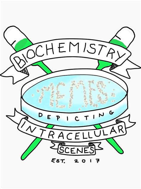 "Biochemistry Memes Depicting Intracellular Scenes" Sticker by shnanogans | Redbubble