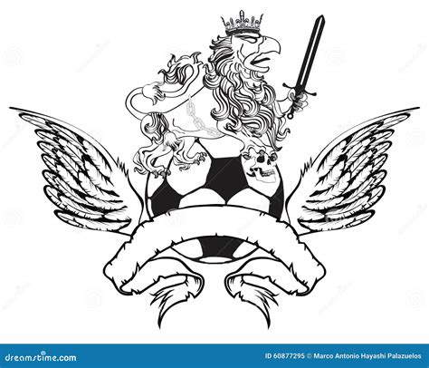 Gryphon Crest Logo. Emblem Style Vector | CartoonDealer.com #168081478