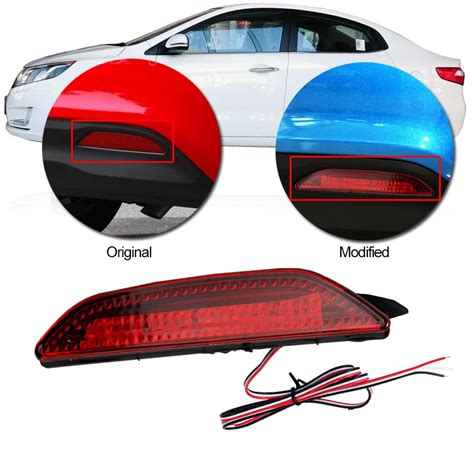 CAPQX 2PCS/lot Refit Rear brake LED light For KIA Rio K2 Sedan 2011 ...