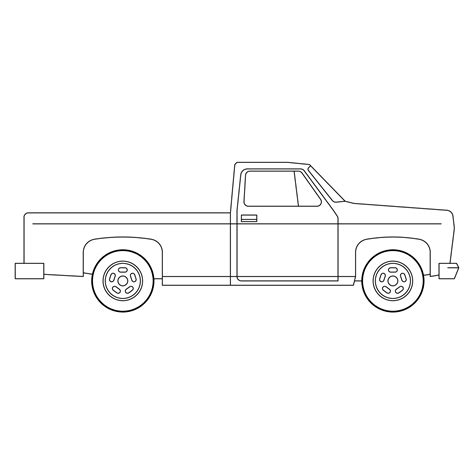 Pick Up Truck Sketch