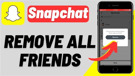 How to Remove All Friends On Snapchat (2023) | How To Remove Friends On Snapchat at Once - YouTube