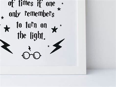 Harry Potter Quote Happiness Can Be Found Even In The | Etsy