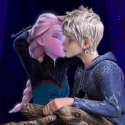 The Cold Kiss - Elsa & Jack Frost Photo (36937338) - Fanpop