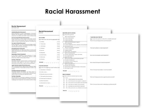 Racial Harassment | Teaching Resources