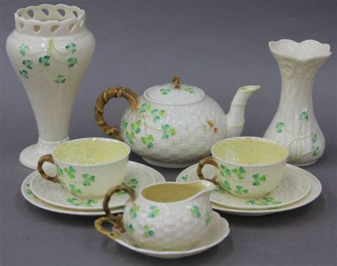 425: GROUPING OF (11) PCS. OF BELLEEK CHINA : Lot 425 in 2023 | Belleek china, Belleek, Belleek ...