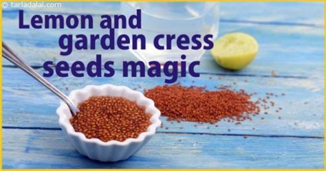 Lemon and garden cress seeds magic tip | Home Remedies | Tarla Dalal