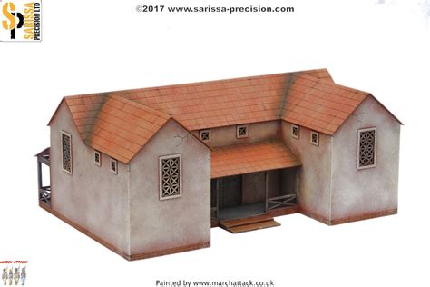 ROMAN VILLA 28mm Laser cut MDF scale Building J022 – ARCANE Scenery and ...