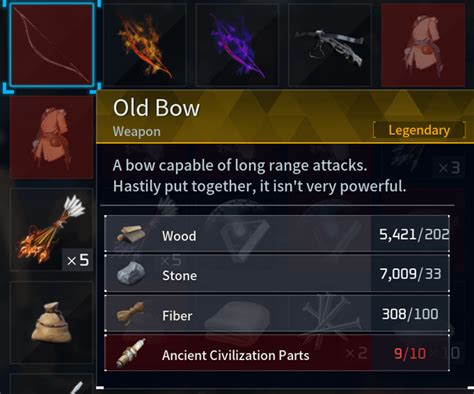 Whats the point of crafting this Legendary Bow? Im about to craft a weapons bench. : r/Palworld