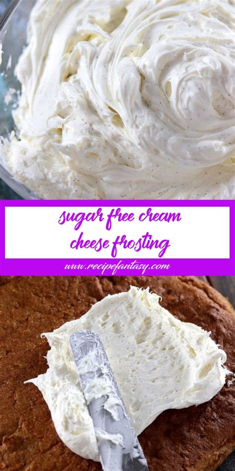 Sugar Free Cream Cheese Frosting - RECIPE FANTASY