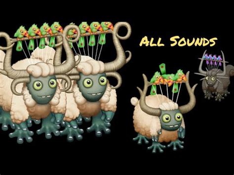 All sounds of Woolabee | My Singing Monsters and Dawn of Fire - YouTube