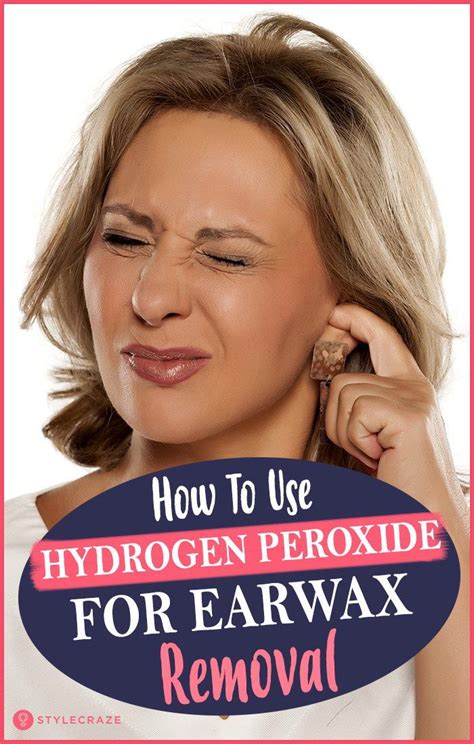 How To Use Hydrogen Peroxide For Earwax Removal #Trending Cleaning Ears ...