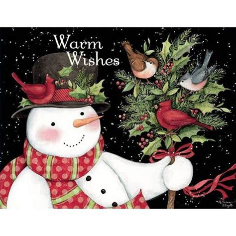 18ct Snowman & Friends Holiday Boxed Cards : Target