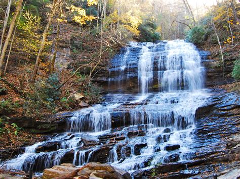 PEARSON'S FALLS, Saluda, NC 268 acre botanical preserve with 90 foot ...