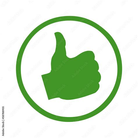 iws17 IconWebsiteSimple iws - english: green icon web symbol - hand ...