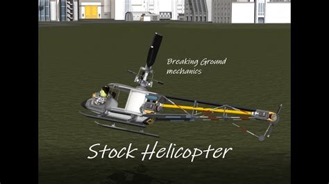 STOCK Helicopter with swashplate KSP - YouTube