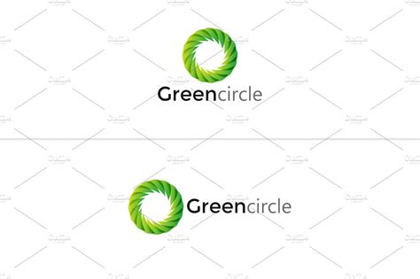 Green Circle Logo | Illustrator Templates ~ Creative Market