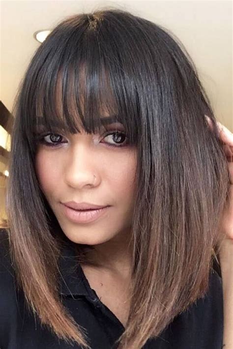 10+ Peerless Should Length Hairstyles With Bangs