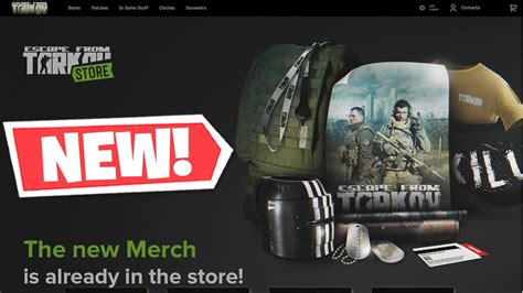 Checking Out The BRAND NEW Escape From Tarkov Merch Store - YouTube