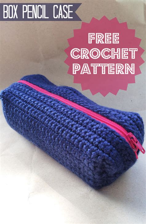 Box Pencil Case :: A Crochet Pattern :: – Vicki Brown Designs